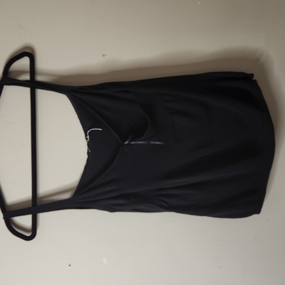 Y2K Ribbed knit Black fairy grunge whimsigoth spaghetti straps streetwear top